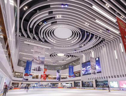 Curved aluminum panels