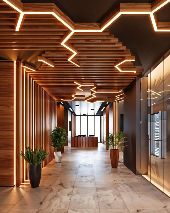 High-quality aluminium baffle systems for ceilings, facades, and architectural applications