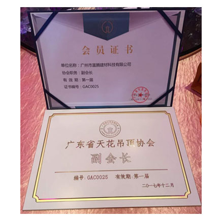Vice Unit, Guangdong Ceiling Association
