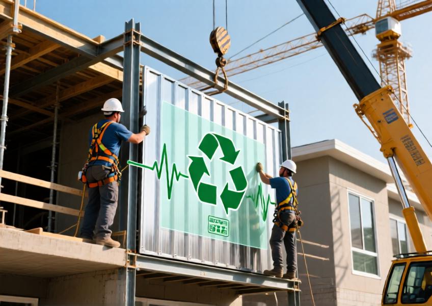 Rapid installation and seismic resilience of aluminum cladding.