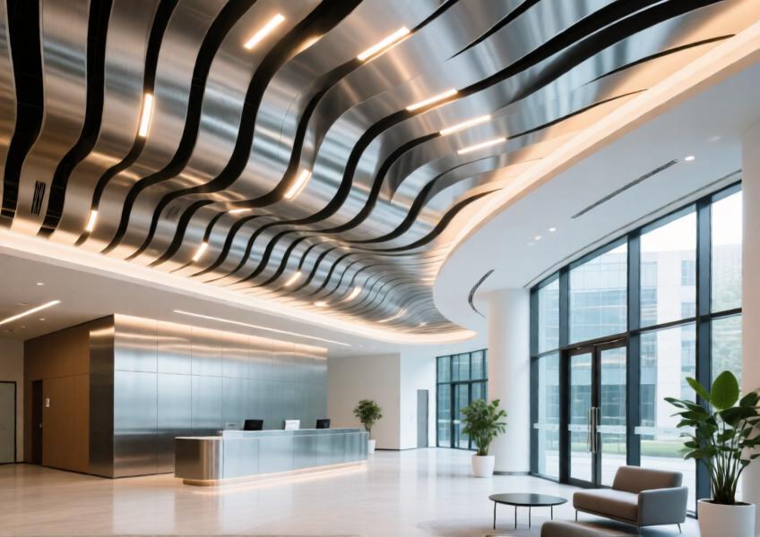 Aluminum Cladding Ceiling Solutions for Modern Commercial & High-End Residential Interiors