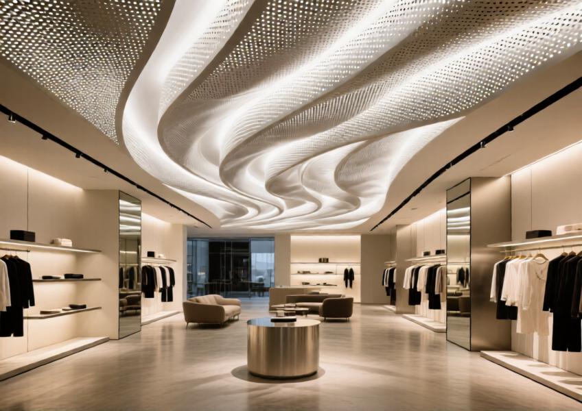 Aluminium Mesh Cladding for Modern Commercial Interiors & High-End Architectural Design