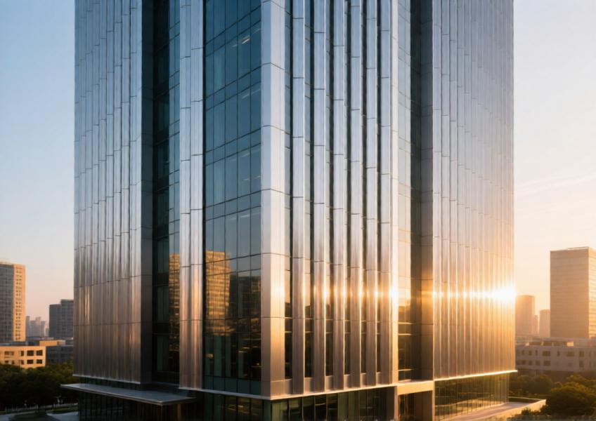 Elegant Sheet Metal Cladding Solutions for Modern Curtain Wall & Interior Design