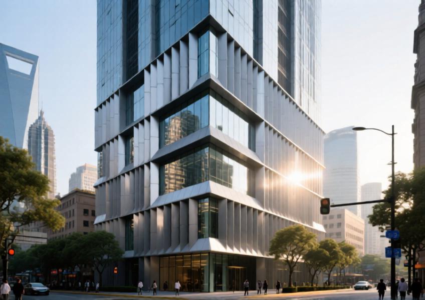 Elegant Grey Aluminium Cladding Solutions for Modern Curtain Wall & Interior Design
