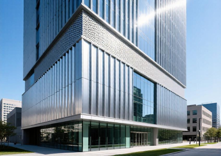 Architectural Metal Panels for Modern Curtain Wall & Commercial Interior Design