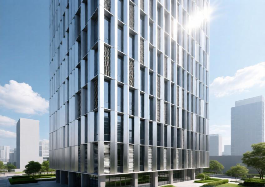 Rainscreen Panels in Modern Curtain Wall & Commercial Interior Design