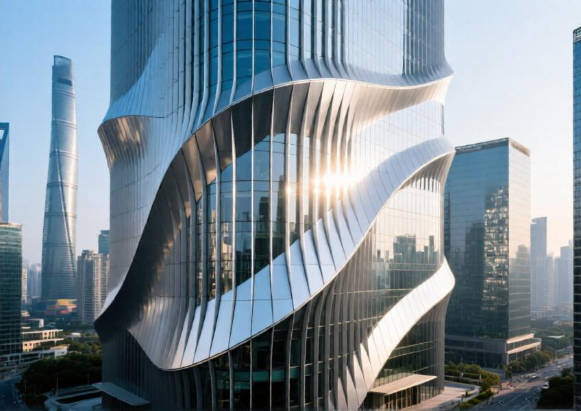 Exterior Aluminum Panels for Modern Curtain Wall & Commercial Facade Design