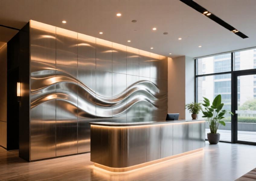 Metal Sheet Wall Cladding for Modern Commercial & Residential Interiors