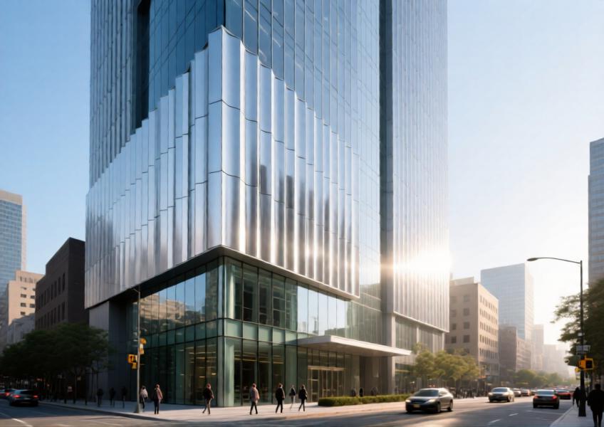 Exterior Cladding Sheets for Modern Curtain Wall & Commercial Interior Design