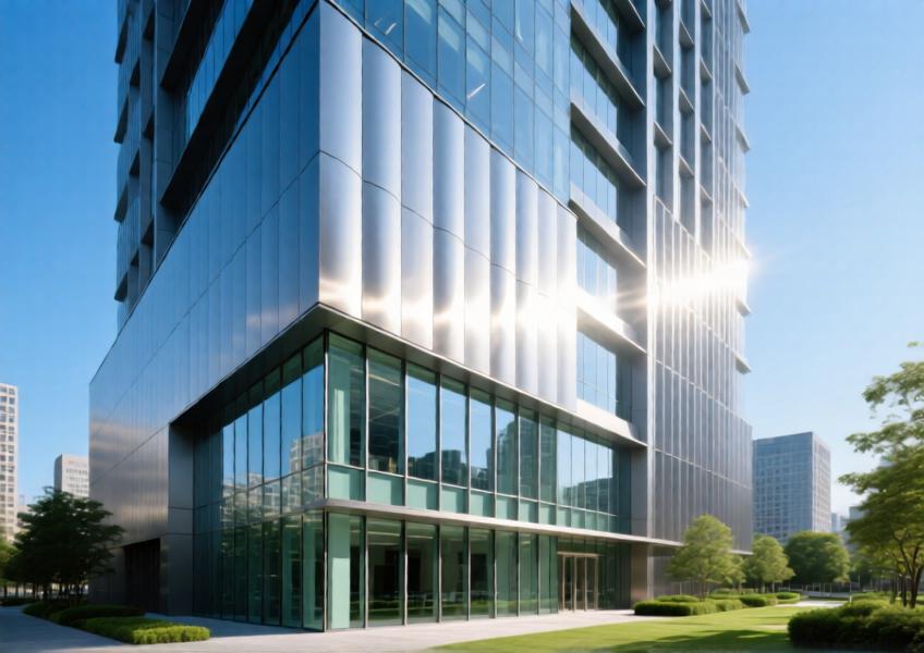 Metal Clad Siding in Modern Curtain Wall and High-End Residential Design