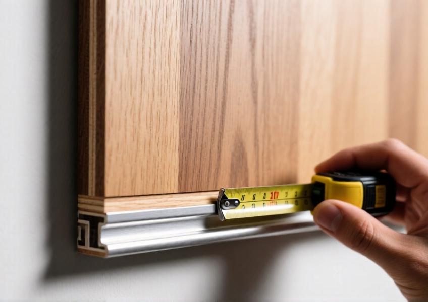 Detailed close-up of a wood aluminum composite panel highlighting its construction, material quality, and blend of natural and industrial elements.