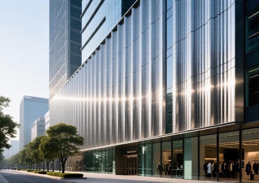 Exterior Fluted Panel Design Ideas for Modern Curtain Wall & Commercial Facades