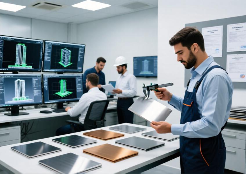 A behind-the-scenes look at a top-tier aluminum supplier’s operations, illustrating technical expertise, quality control, and client collaboration.