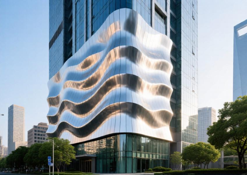 Aluminum Metal Cladding Solutions for Modern Curtain Wall & Commercial Interior Design