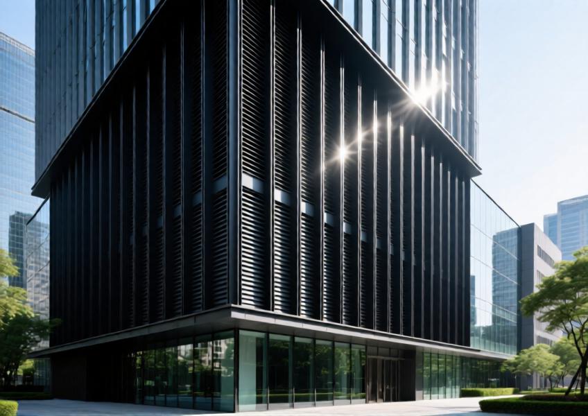 Black Aluminum Plate Solutions for Modern Curtain Wall & Commercial Interior Design