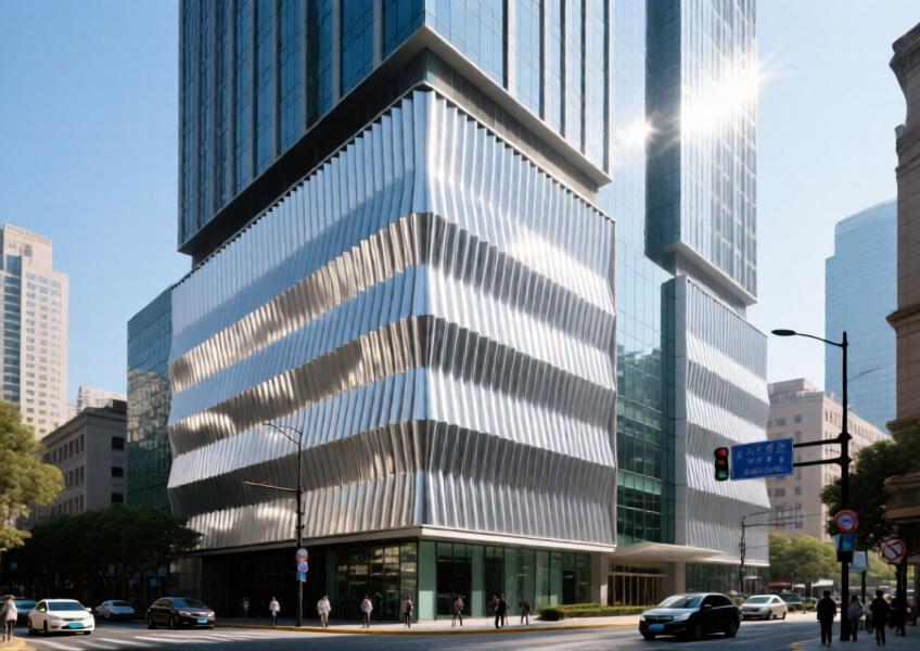 Corrugated Aluminum Panel Design Ideas for Modern Curtain Walls & Commercial Interiors