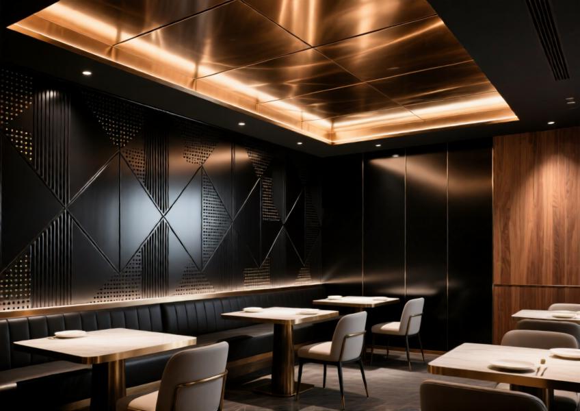 Elevate Commercial Interiors with Stylish Decorative Interior Wall Paneling in Aluminum