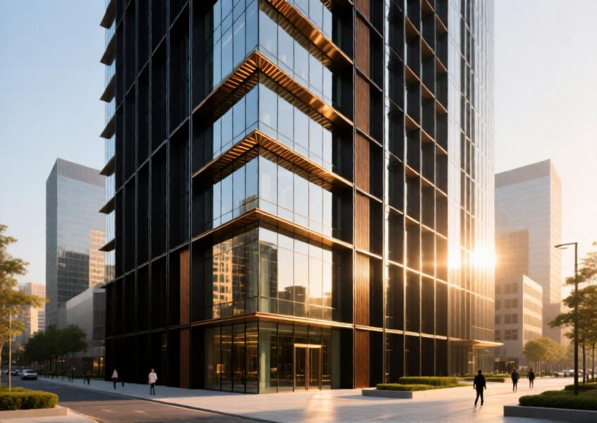 Innovative Exterior Wall Panels for Modern Commercial Projects with Aluminum Curtain Wall Systems