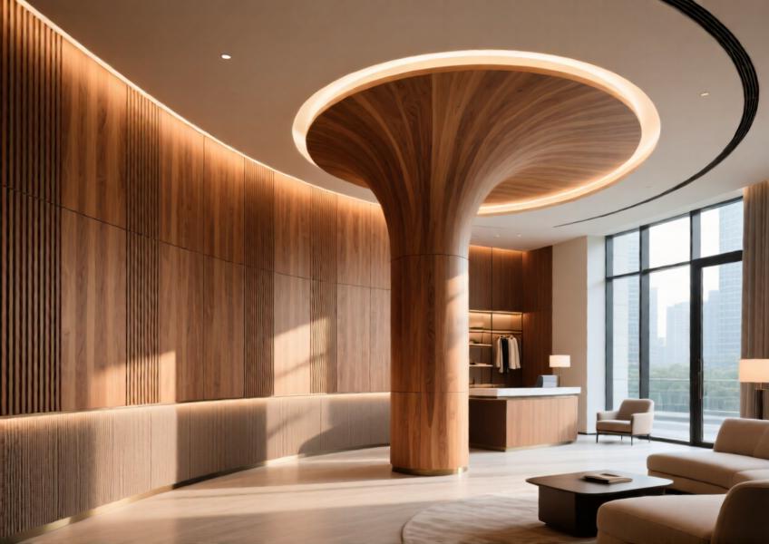Elegant Wall Cladding Panels Interior Design for Modern Commercial & Luxury Spaces