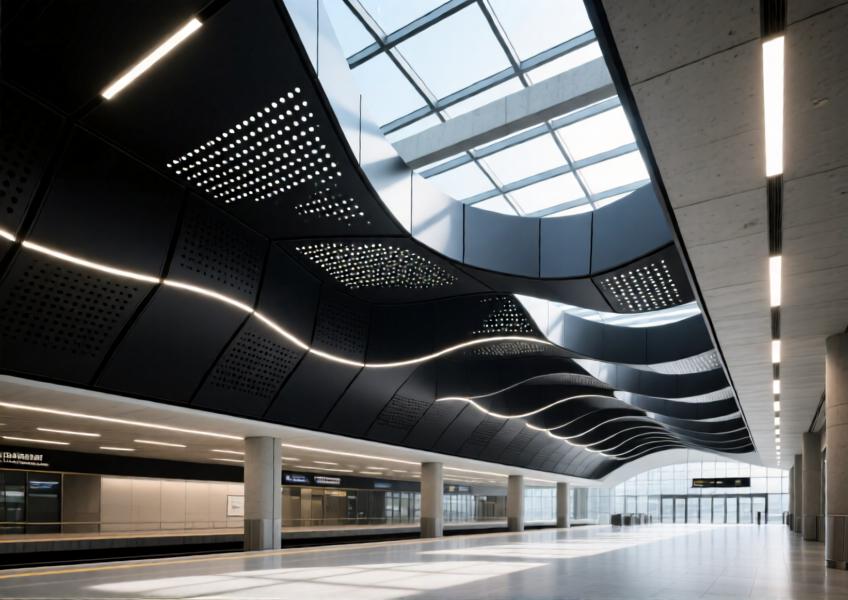 Innovative Aluminum Panels for Ceiling Solutions in Commercial Interior Design