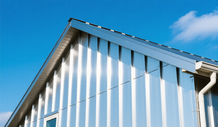 Aluminum cladding providing energy efficiency benefits