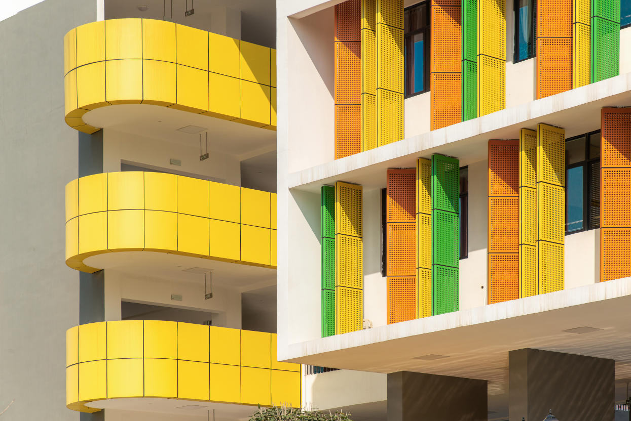 Laser Cut Perforated Aluminium Wall Panel Facade & Cladding System