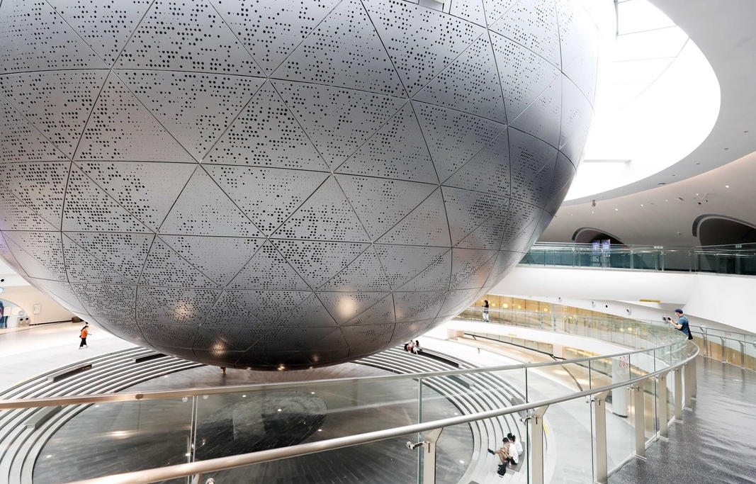 Double-Curved Aluminium Panel 3D Facade & Exterior Cladding