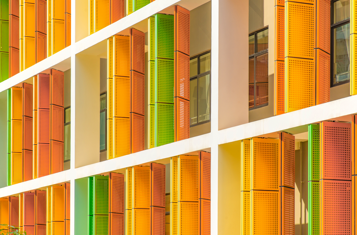 Laser Cut Perforated Aluminium Wall Panel Facade & Cladding System
