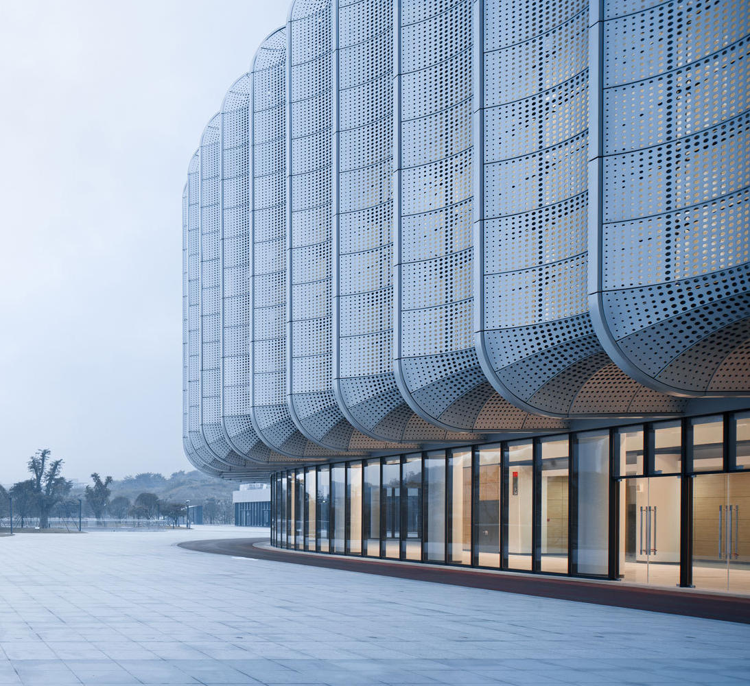 Architectural Curved Metal Panel for Exterior Facade Cladding