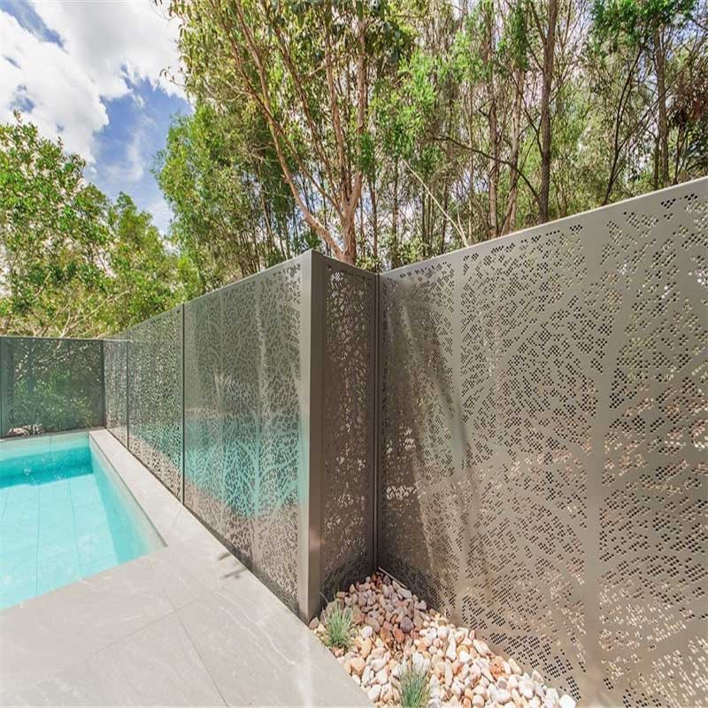 Laser Cut Aluminium Privacy Screens for Outdoor Decorative Panels