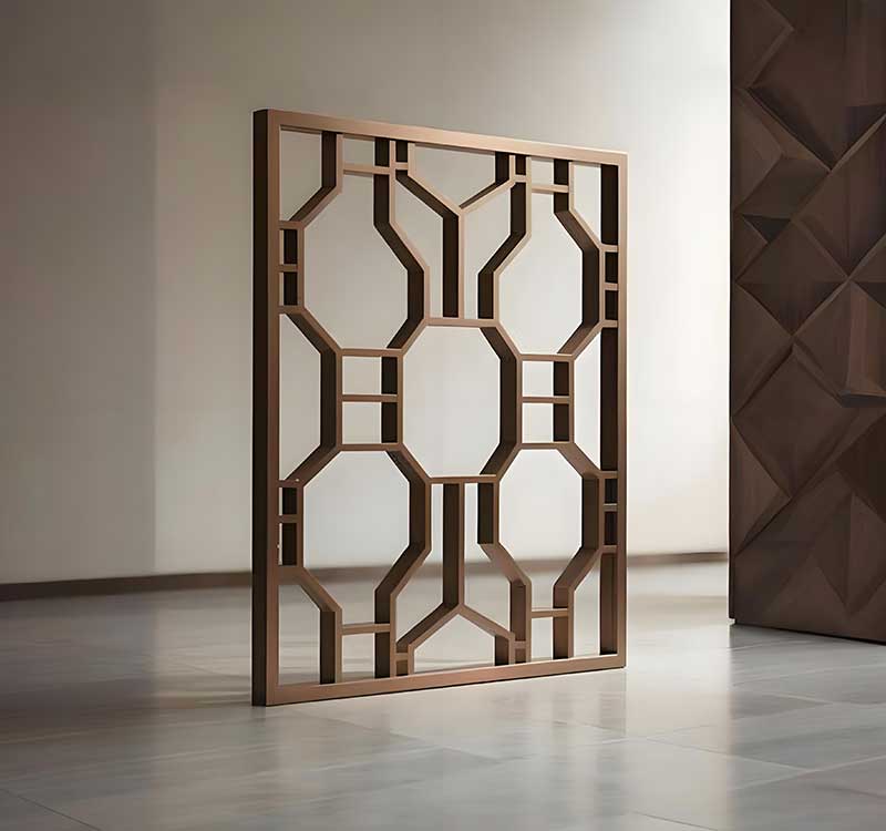 Modern Fence, Villa Aluminum Window Grille, Chinese Style Partition Screen