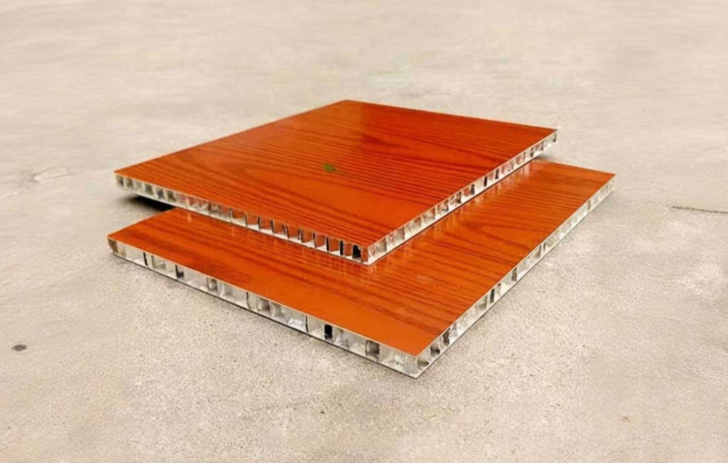 Wood Grain Aluminum Honeycomb Panel Realistic Wood Finish Lightweight Durable Decorative Panel for Modern Architecture