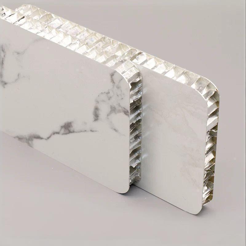 Stone Grain Aluminum Honeycomb Panel High-End Faux Stone Texture Decorative Panels Lightweight High-Strength Custom Solutions for Interior and Exterior Wall Cladding and Curtain Wall Applications