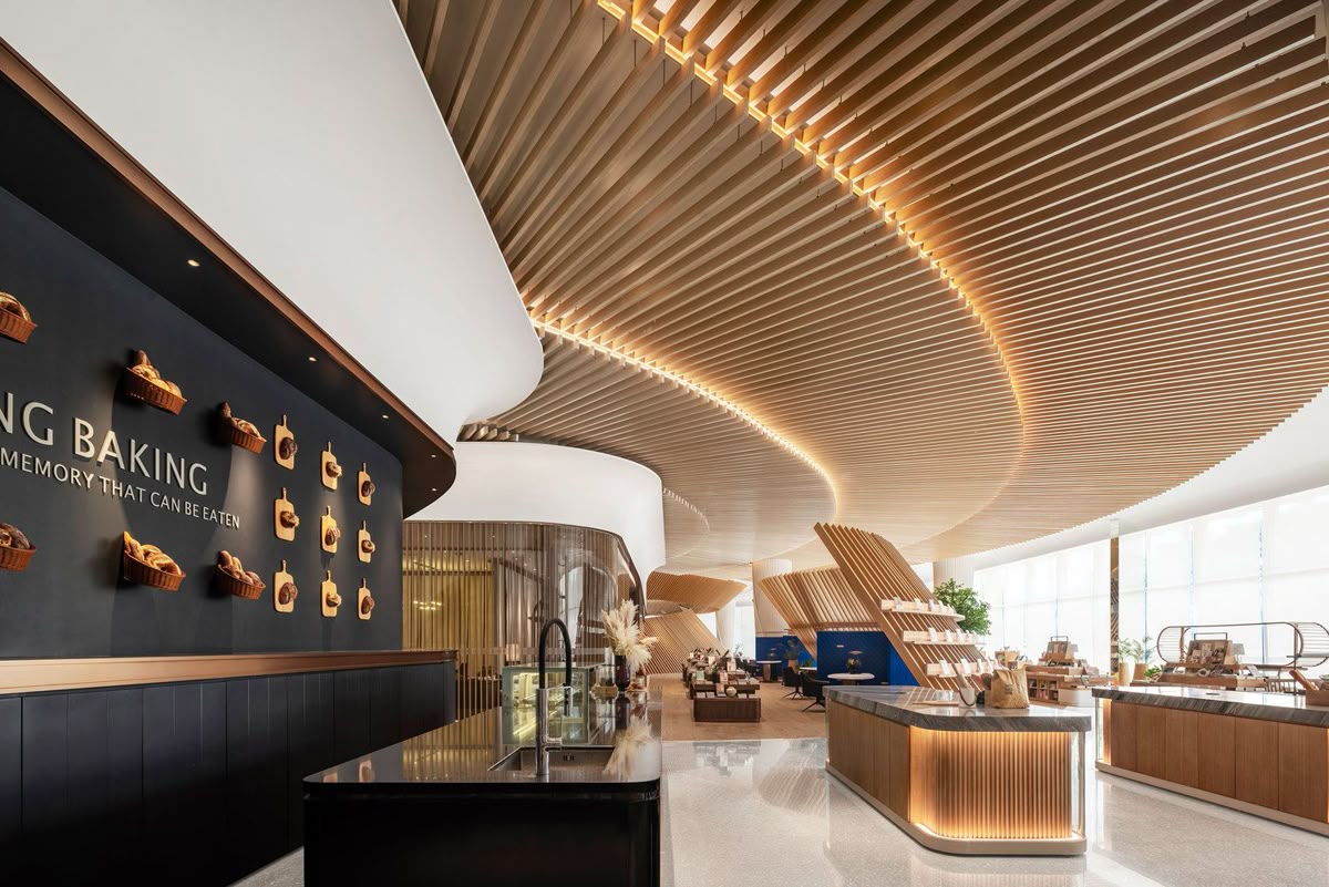 Modern U-Shape Aluminum Alloy Strip Baffle Ceiling Grid with Fireproof Sound-Absorbing Features for Hotels Hospitals & Malls