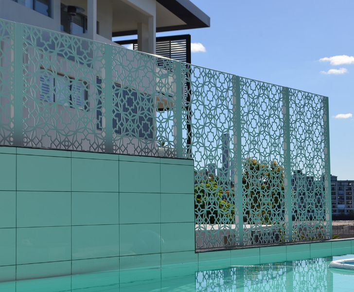 Laser Cut Aluminium Privacy Screens for Outdoor Decorative Panels