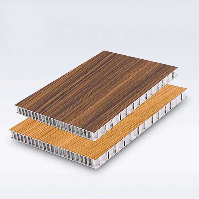 Wood Grain Aluminum Honeycomb Panel Realistic Wood Finish Lightweight Durable Decorative Panel for Modern Architecture