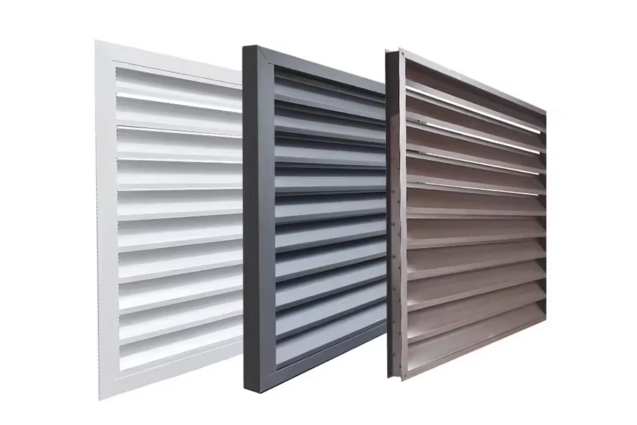 Aluminum Louvers Ventilation and Sun Shading Systems