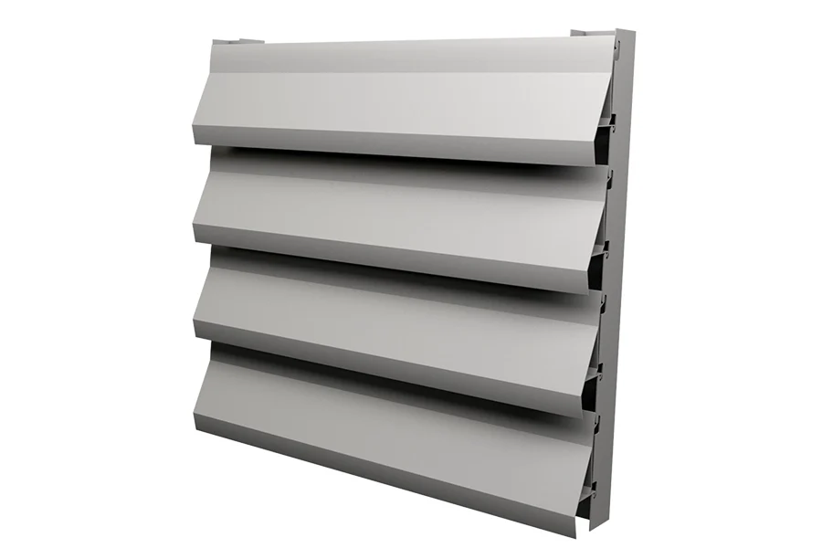 Aluminum Louvers Ventilation and Sun Shading Systems