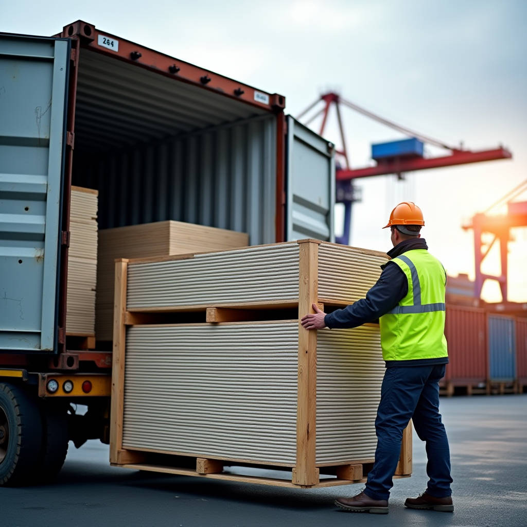 A2 Fire Rated Aluminum Panel Export Logistics Packaging Freight and Damage Prevention