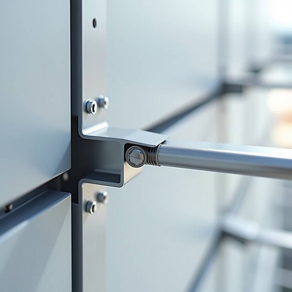 Aluminum Adjustable Bracket Engineering for Solid Aluminium Cladding Facade Systems
