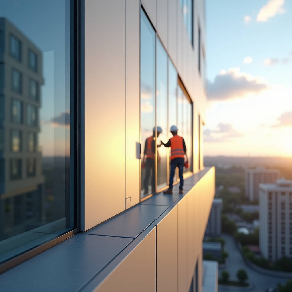 Structural Silicone Aluminum Joint Design for Solid Aluminium Panel Facades
