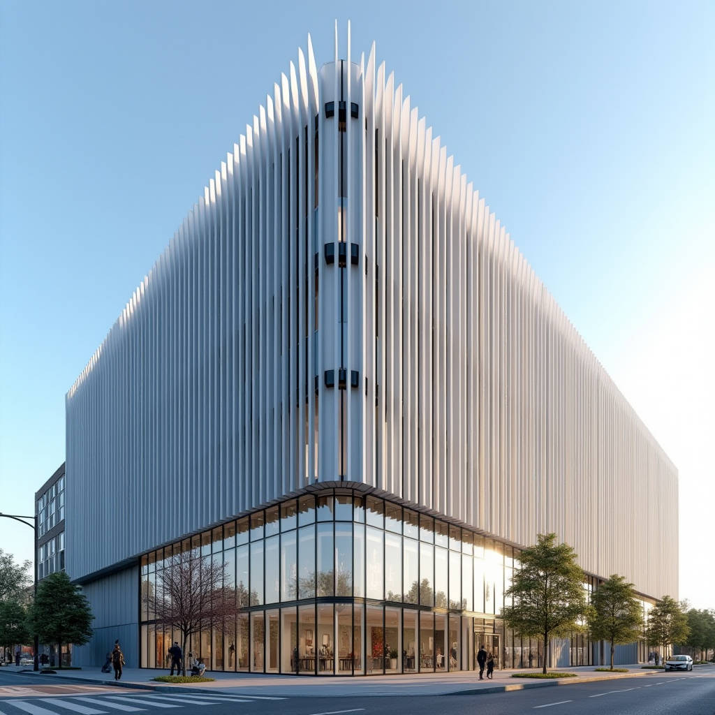 Engineering an Aluminum Fins Facade for Wind Load, Thermal Movement and Coastal Corrosion