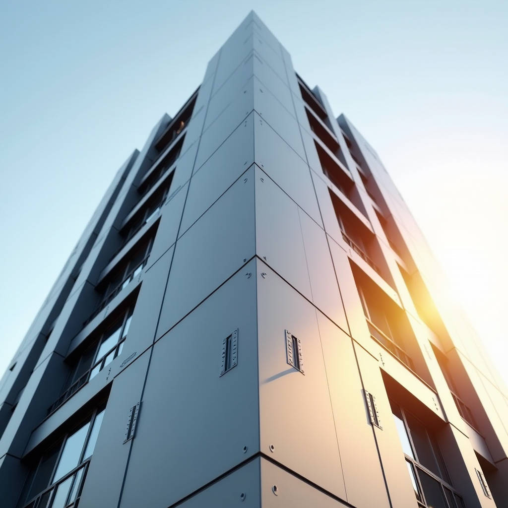 Aluminum Facade BIM Model Data for Solid Aluminium Panel Fabrication and Coordination