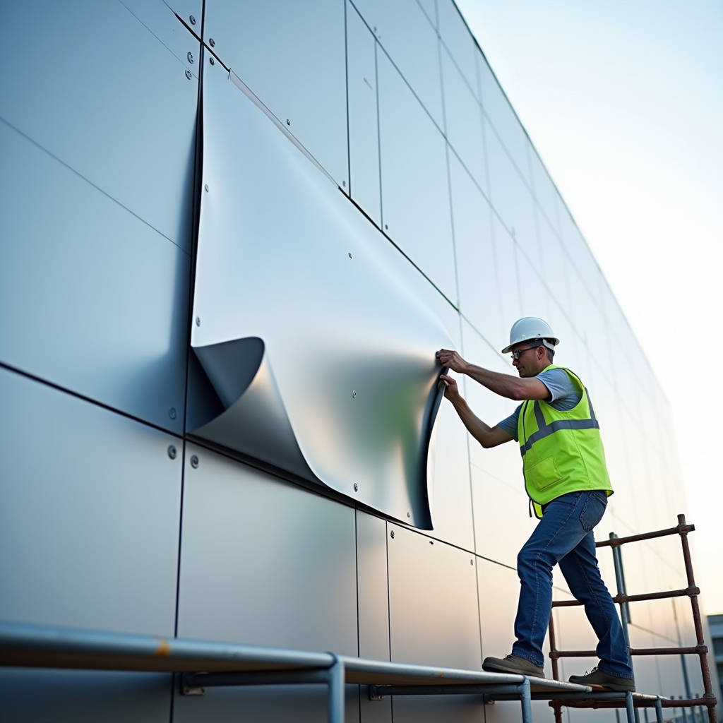 Aluminum Panel Protective Film Removal Timing and Technique for Solid Cladding