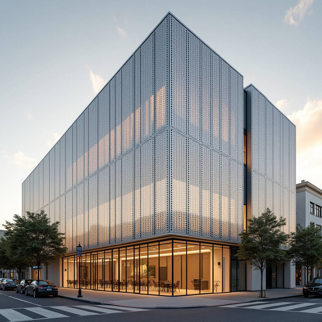 Mesh Aluminum Panel Specifying Perforation Coating and Structural Requirements for Façade Contractors