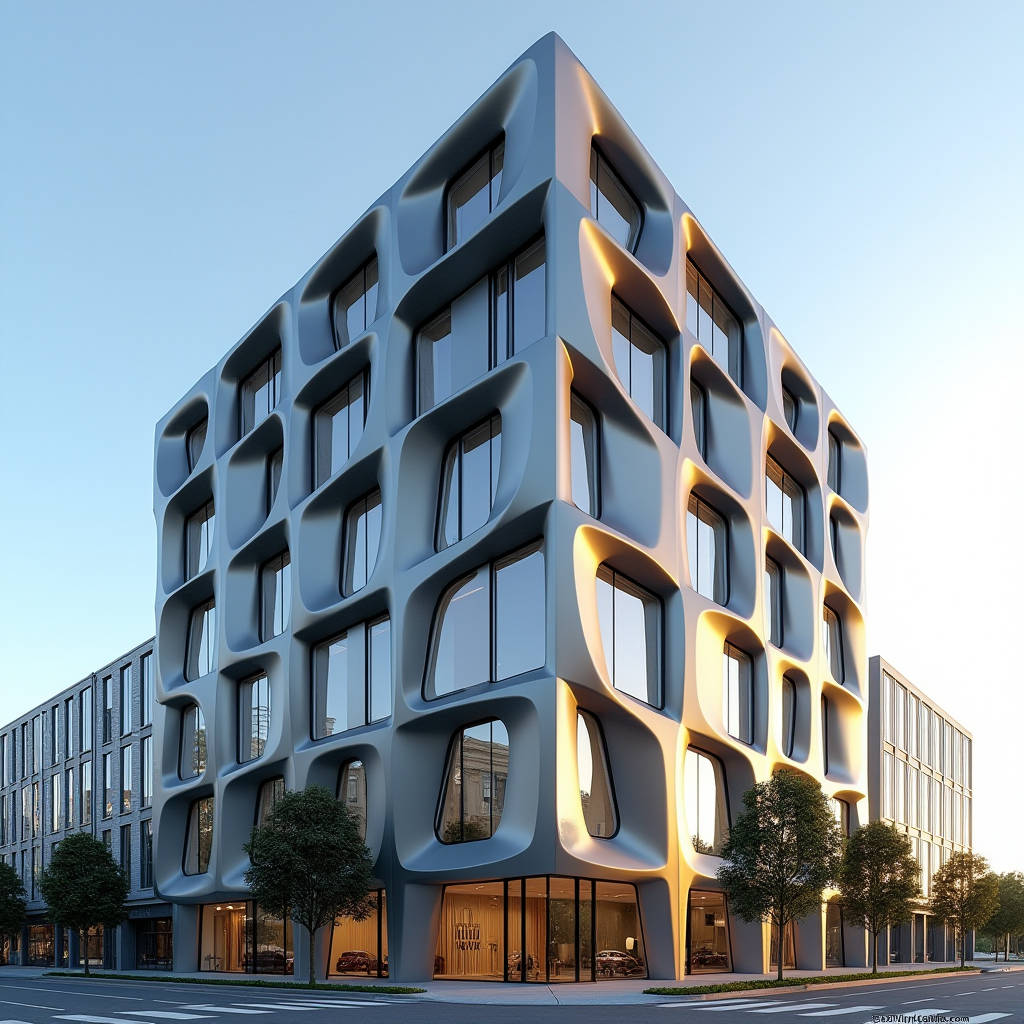 Engineering a 3D Rendering Aluminum Facade From Wind Load to Shop Drawing