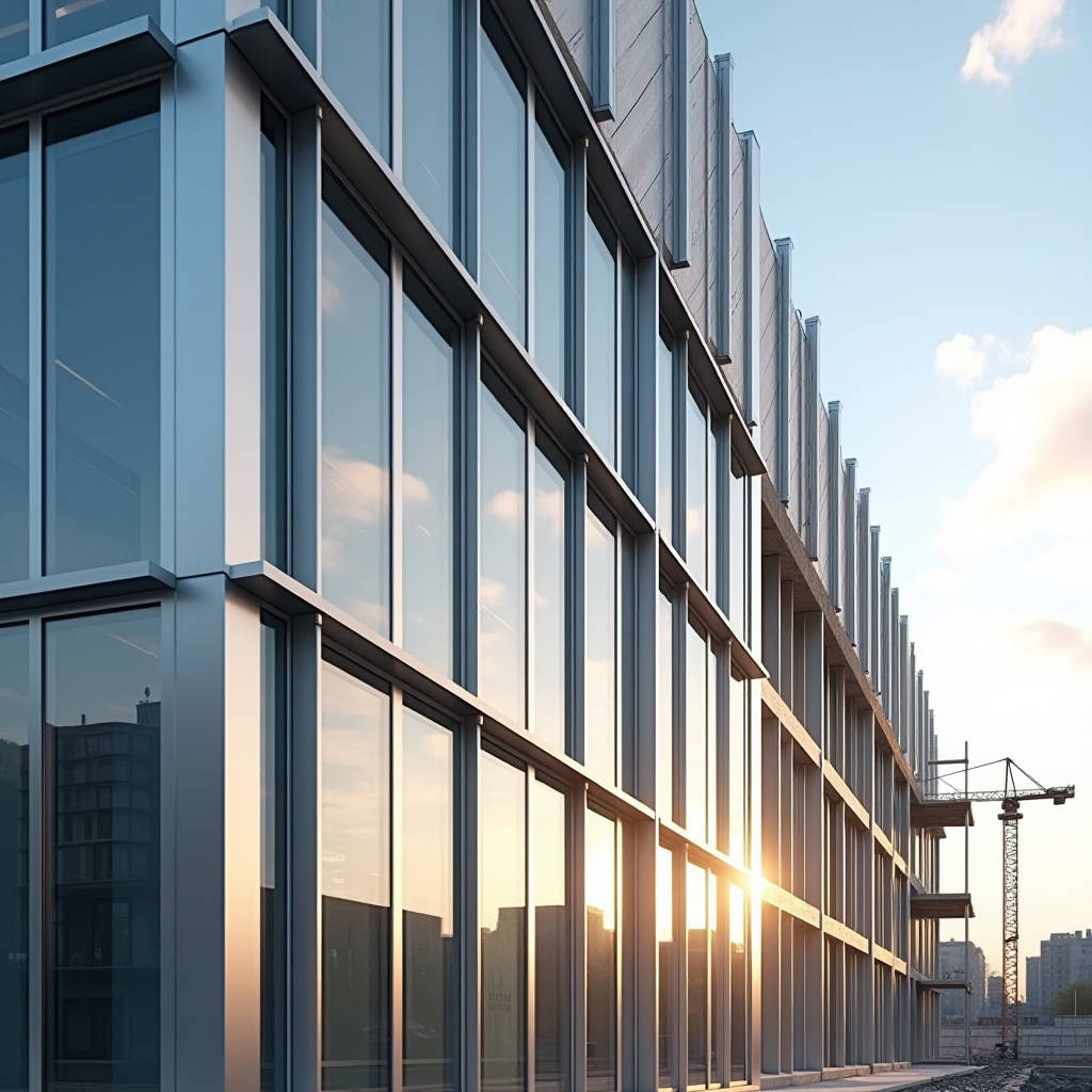 Extruded Aluminum Profile 6063 Framing Guide for Solid Aluminium Cladding Facades