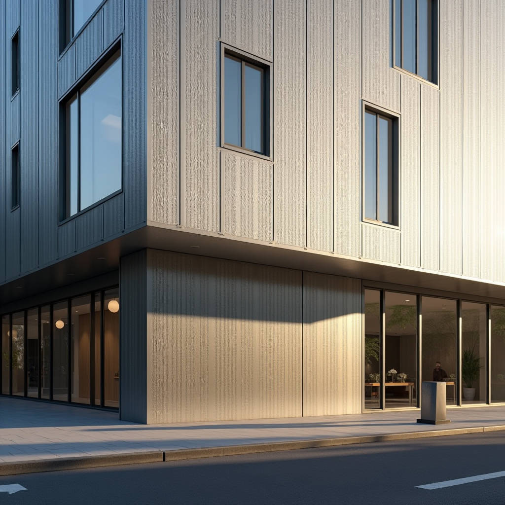 Interactive Aluminum Facade How Solid Panels Respond to Light Heat and Wind Without Electronics
