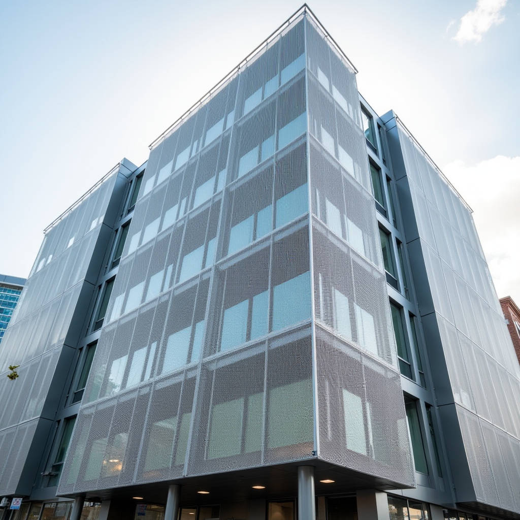 Woven Aluminum Mesh Facade Engineering Wind Loads Porosity and Structural Attachment Design