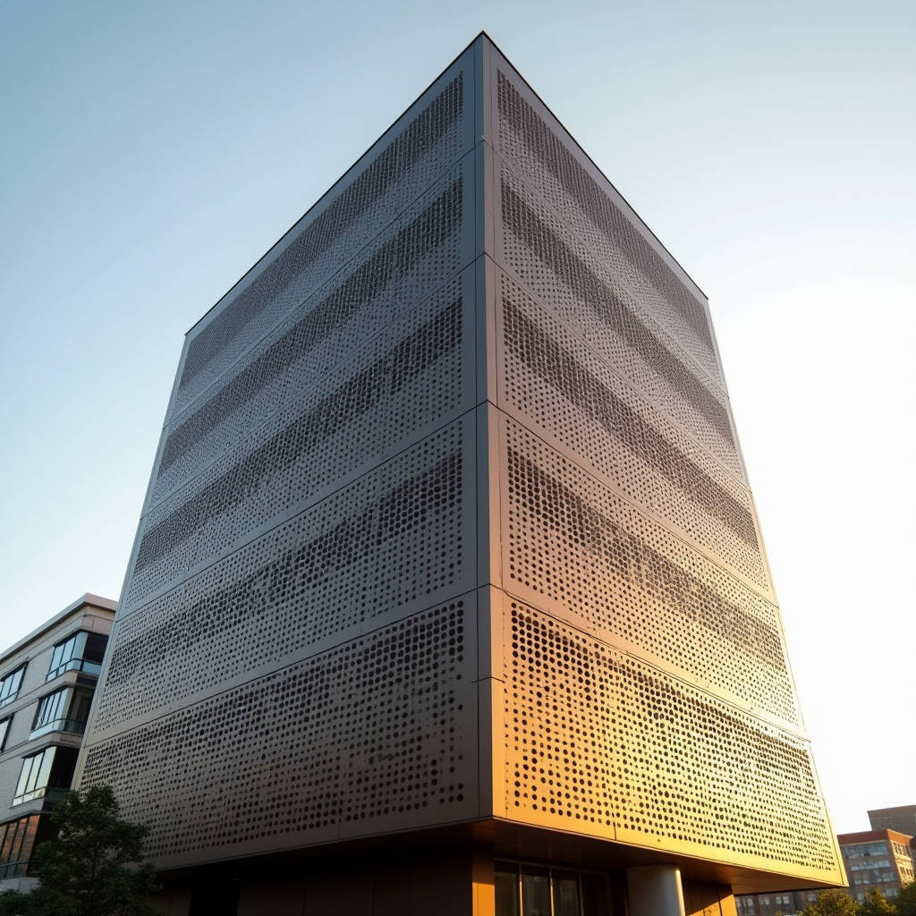 Perforated Aluminum Cladding Engineering A Specifier Guide to Open Area Wind Load and Coating